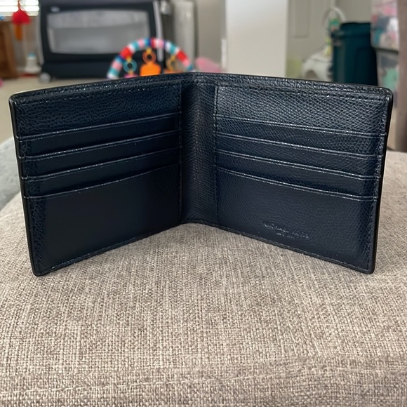 Michael Kors mens wallet Navy Blue - Picture 3 of 6